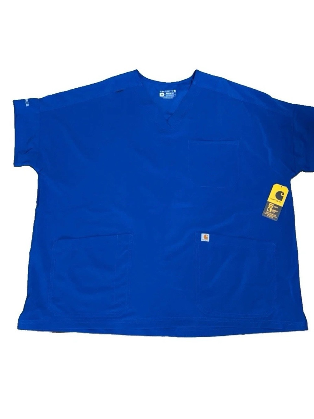 Carhartt Force Cross-Flex Women’s Scrub Top 2X NWT Stretch Medical Nurse 🔥💙